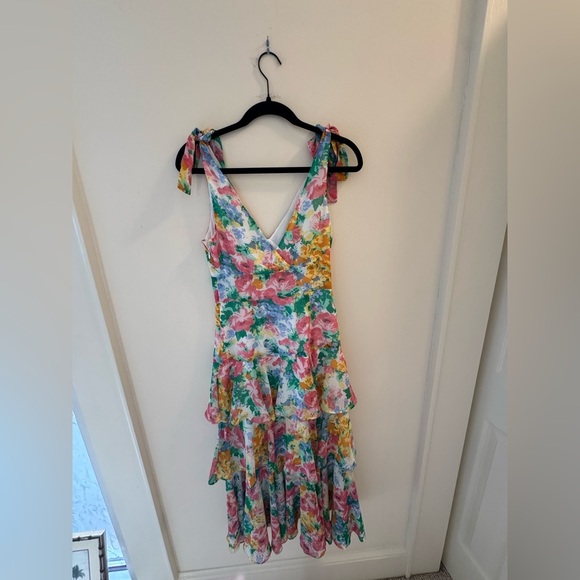 WAYF Floral Tiered Maxi Dress - Picture 3 of 4